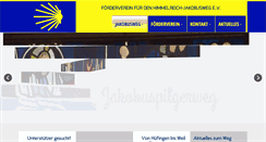 Desktop Screenshot of himmelreich-jakobusweg.de